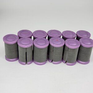 Conair Ion Shine 11 Jumbo Flocked Replacement Hot Rollers Model CHV14IX Purple